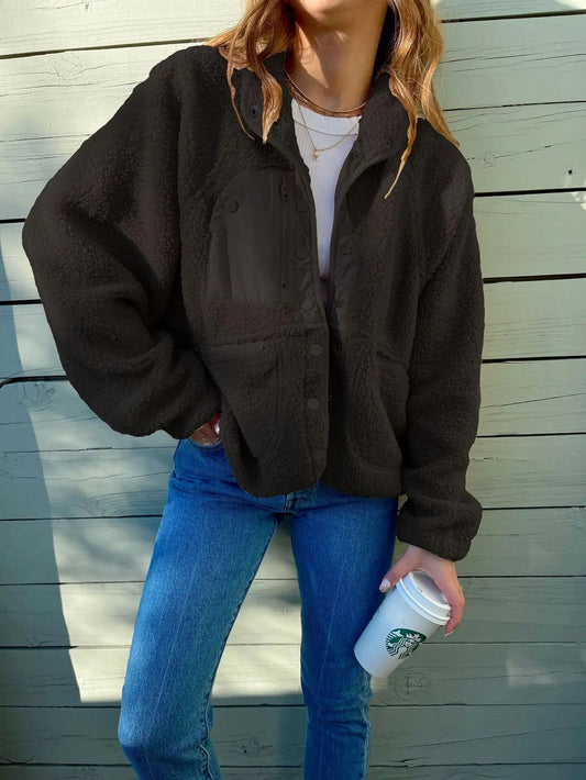 Daina - Chaqueta de lana cálida oversize elegante