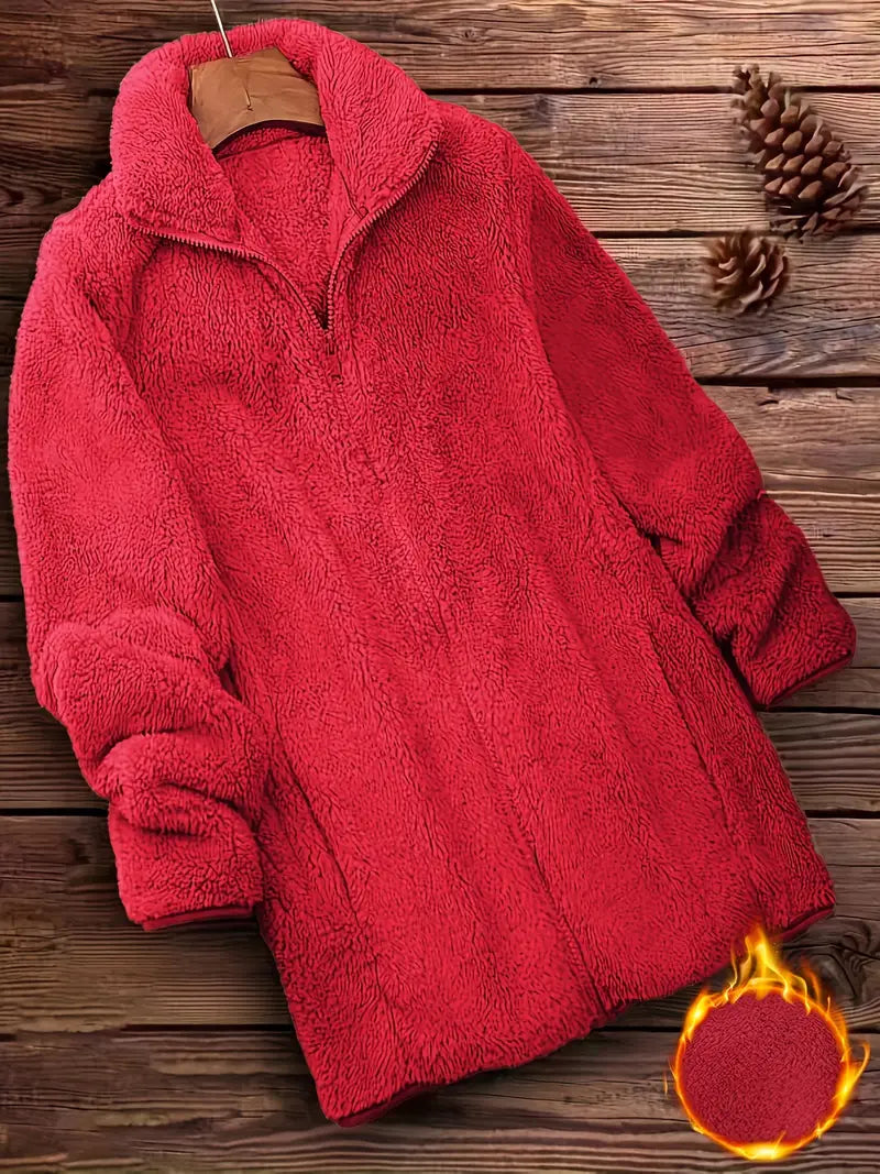 Aja – Chaqueta de peluche suave y acogedora