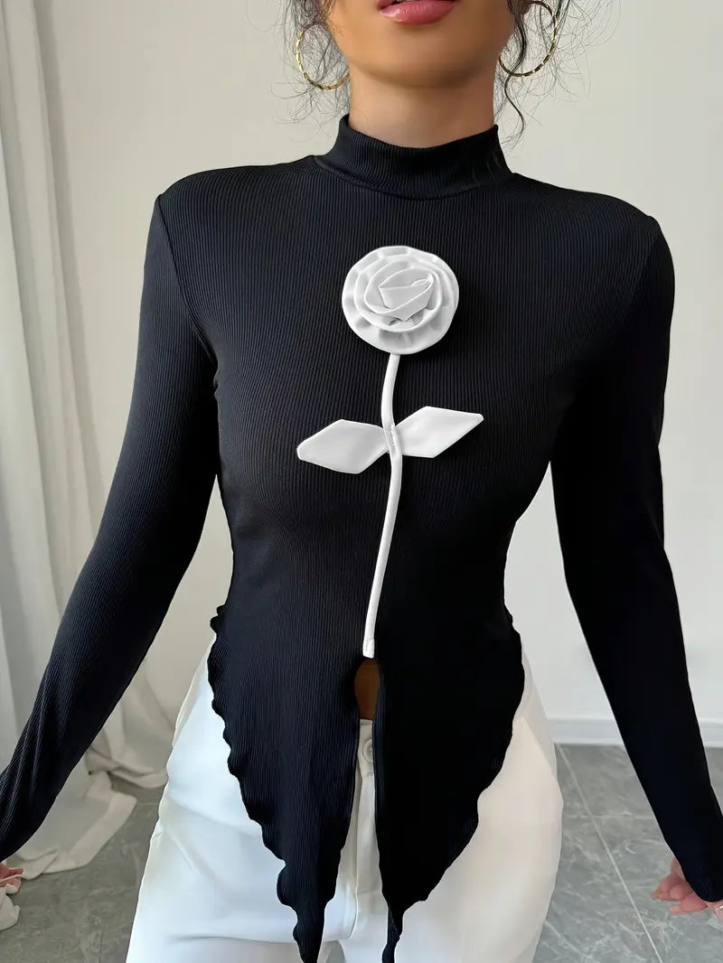 Svea – Elegante top negro