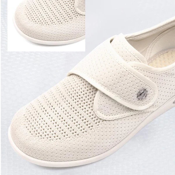 Ade - Zapatos anchos para diabéticos de talla grande para pies hinchados