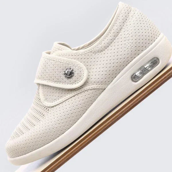 Ade - Zapatos anchos para diabéticos de talla grande para pies hinchados