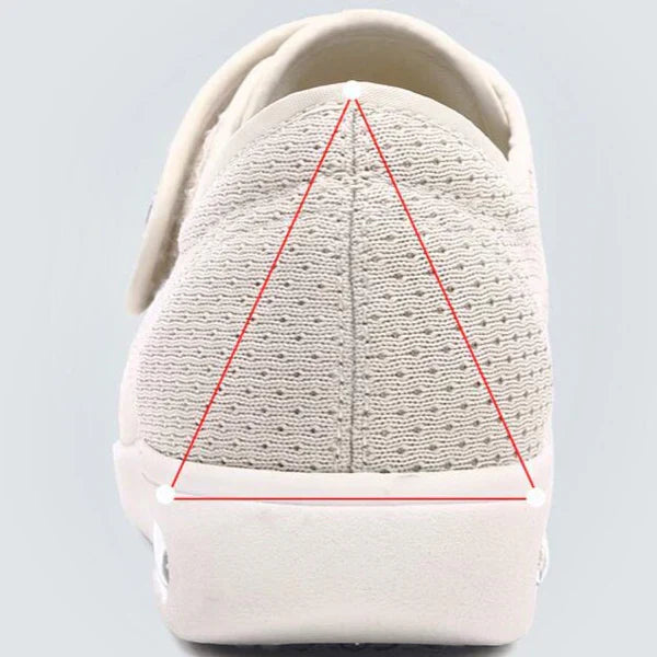 Ade - Zapatos anchos para diabéticos de talla grande para pies hinchados