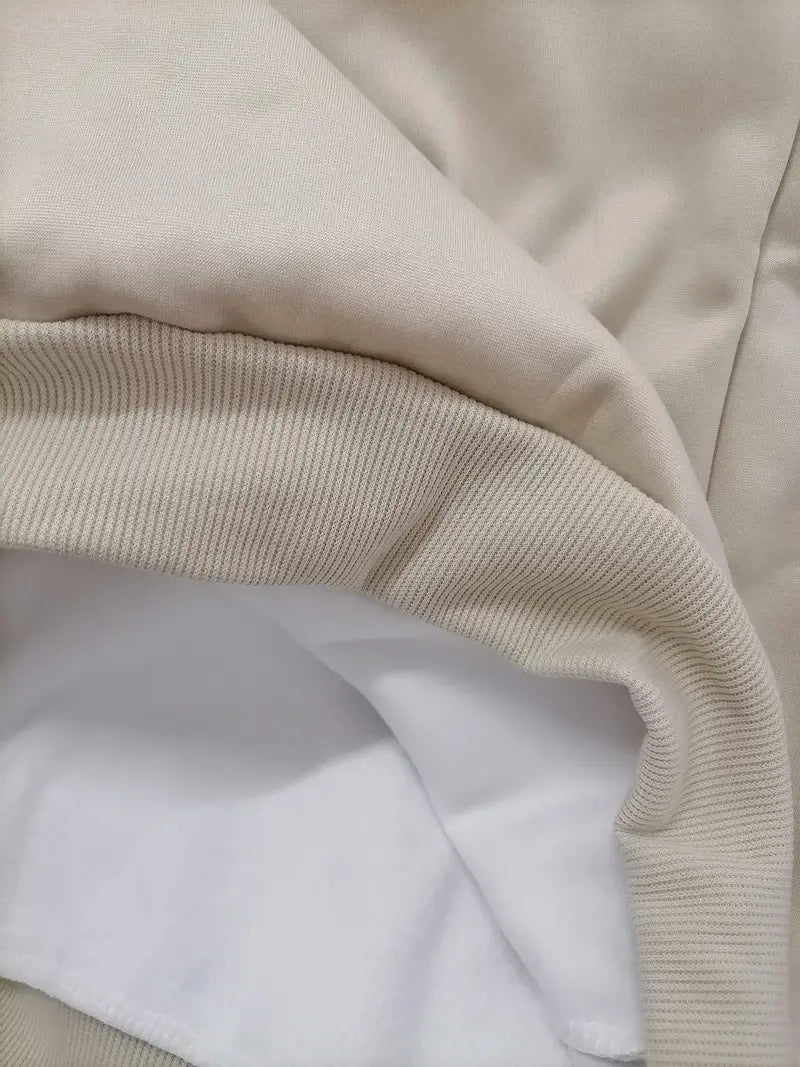 Romina – Sudadera con capucha de algodón bicolor