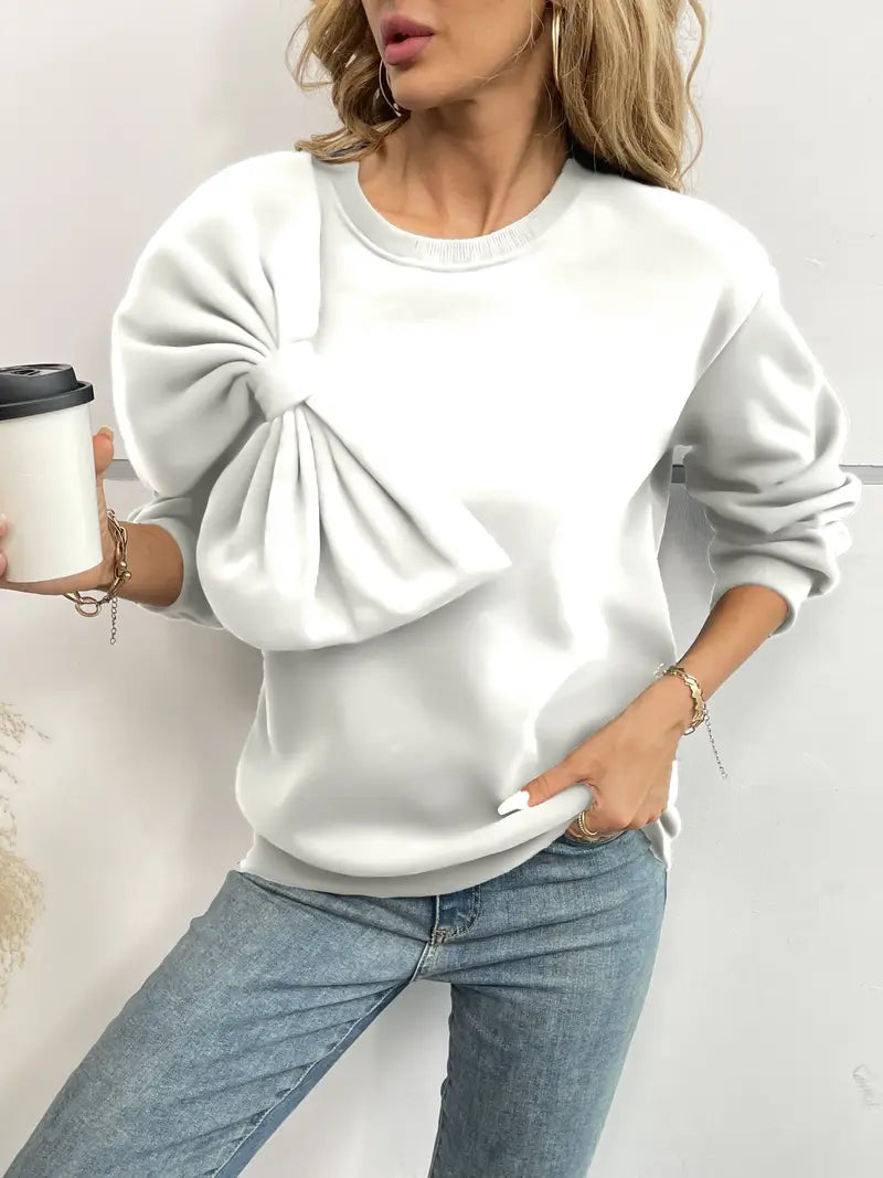 Ludvig – Jersey oversize de algodón con lazo