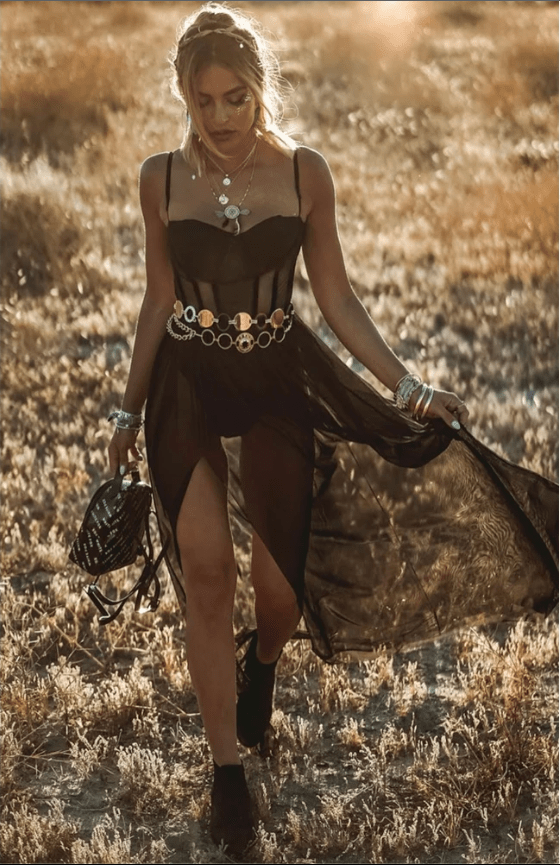 Elle - Vestido de fiesta retro
