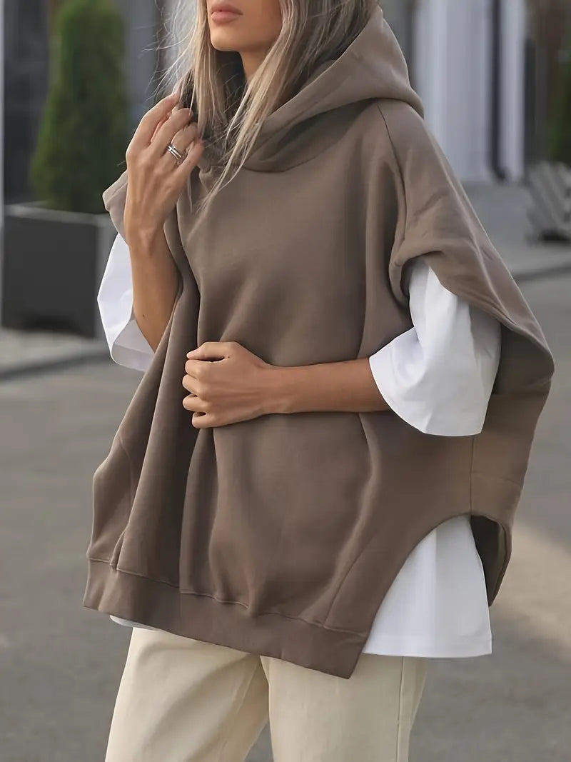 Ditta – Sudadera con capucha de algodón con estilo