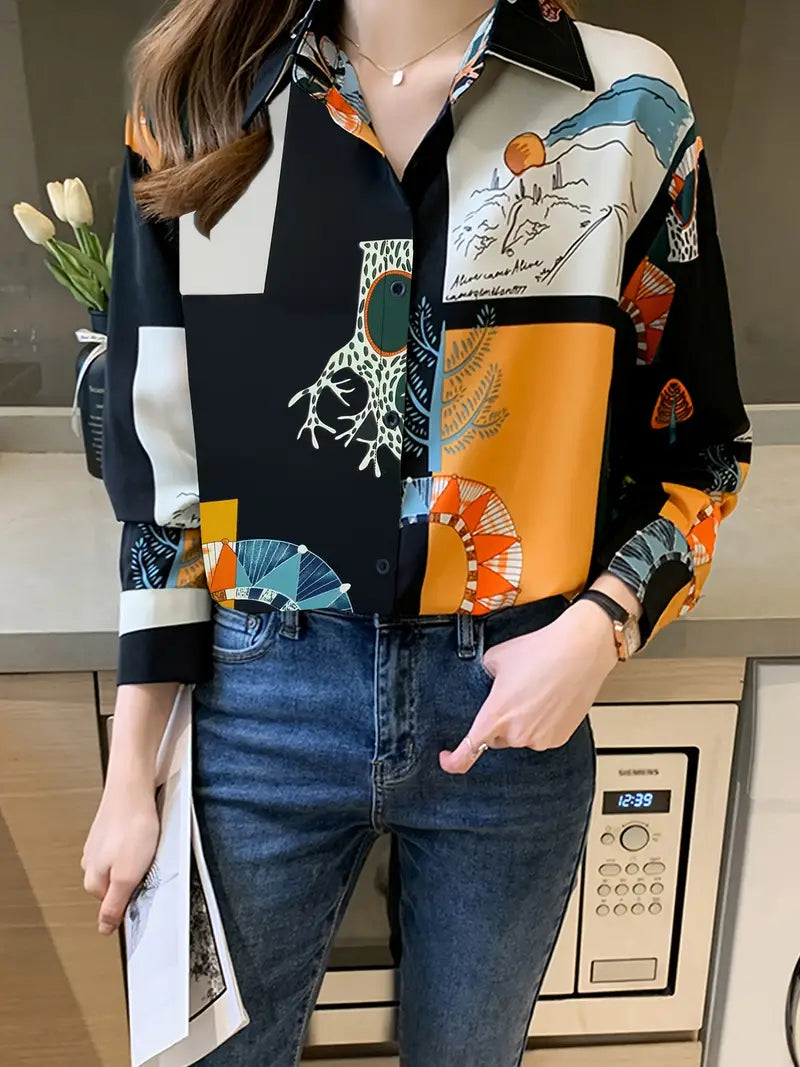 Briar – Blusa artística de manga larga