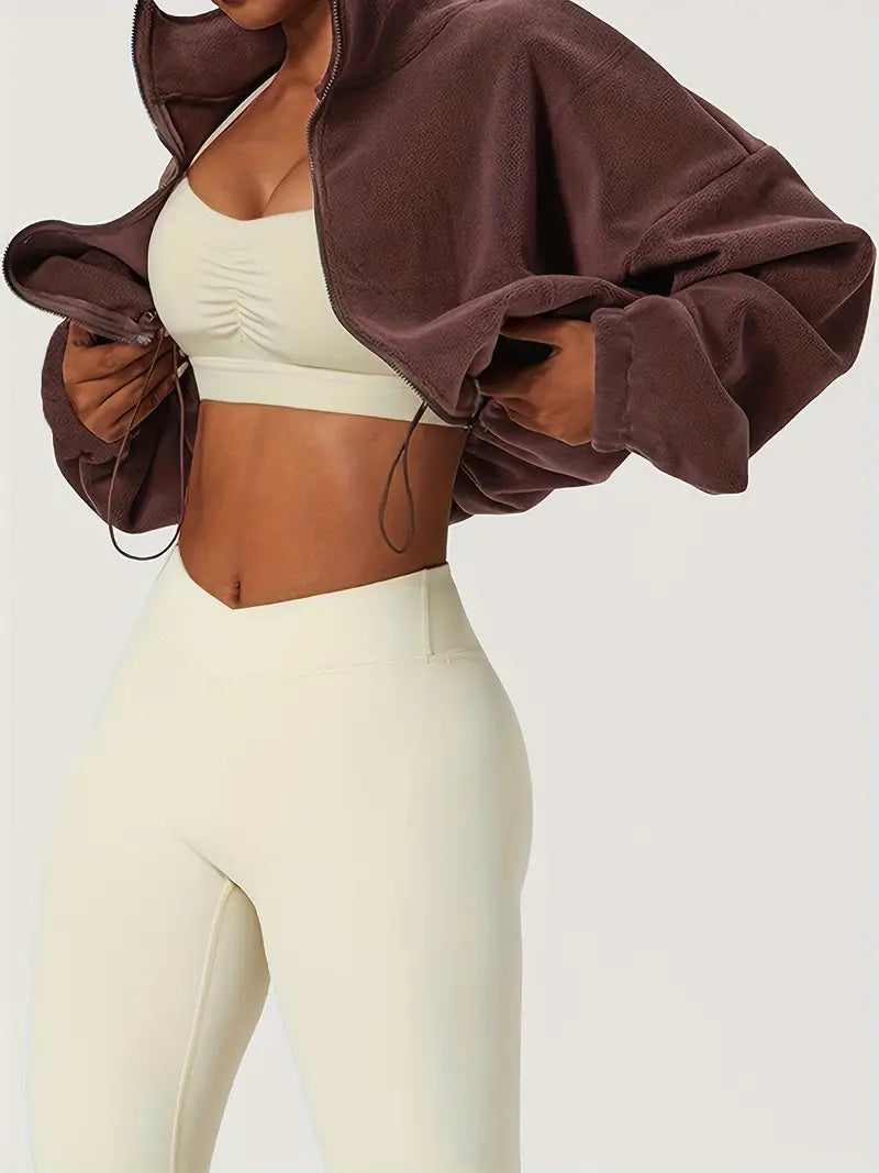 Brianna – Chaqueta polar corta