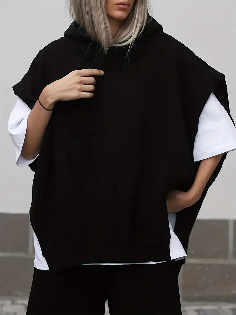 Ditta – Sudadera con capucha de algodón con estilo
