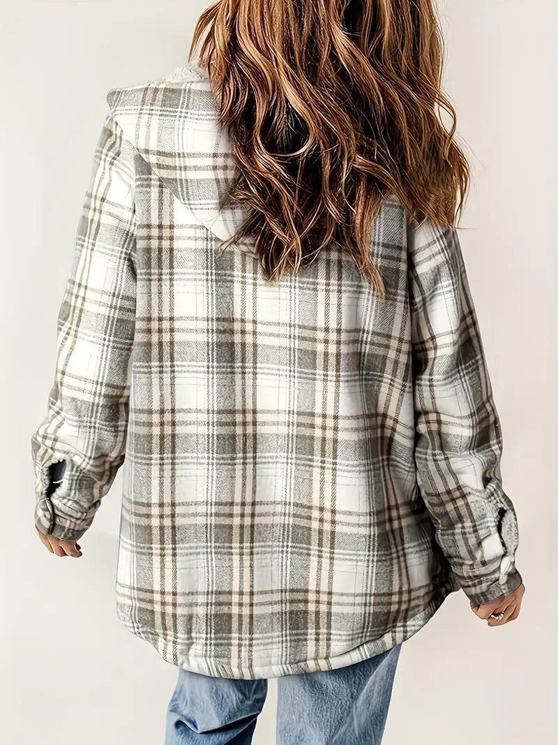 Adela - Chaqueta cálida con capucha y cremallera