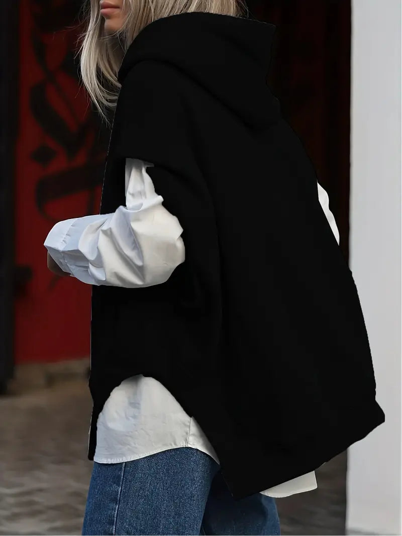 Ditta – Sudadera con capucha de algodón con estilo