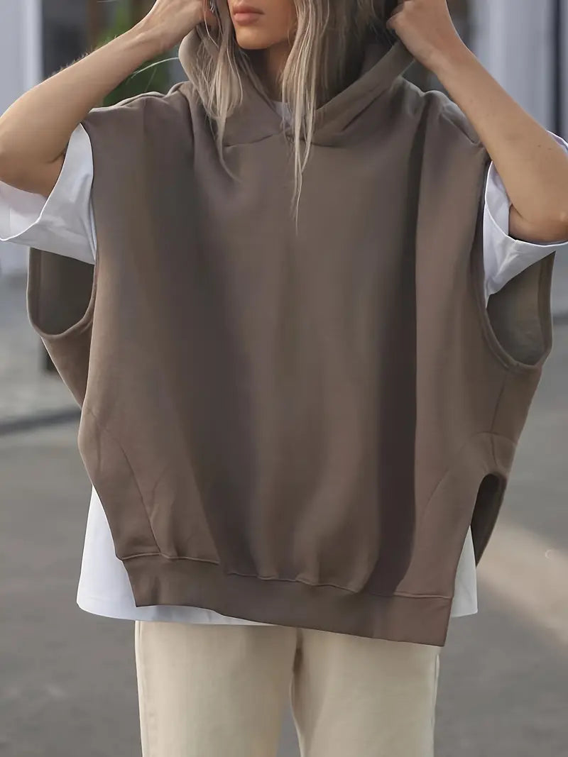 Ditta – Sudadera con capucha de algodón con estilo
