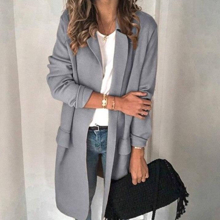 Cárdigan de Manga Larga de Otoño para Mujer Suelto
