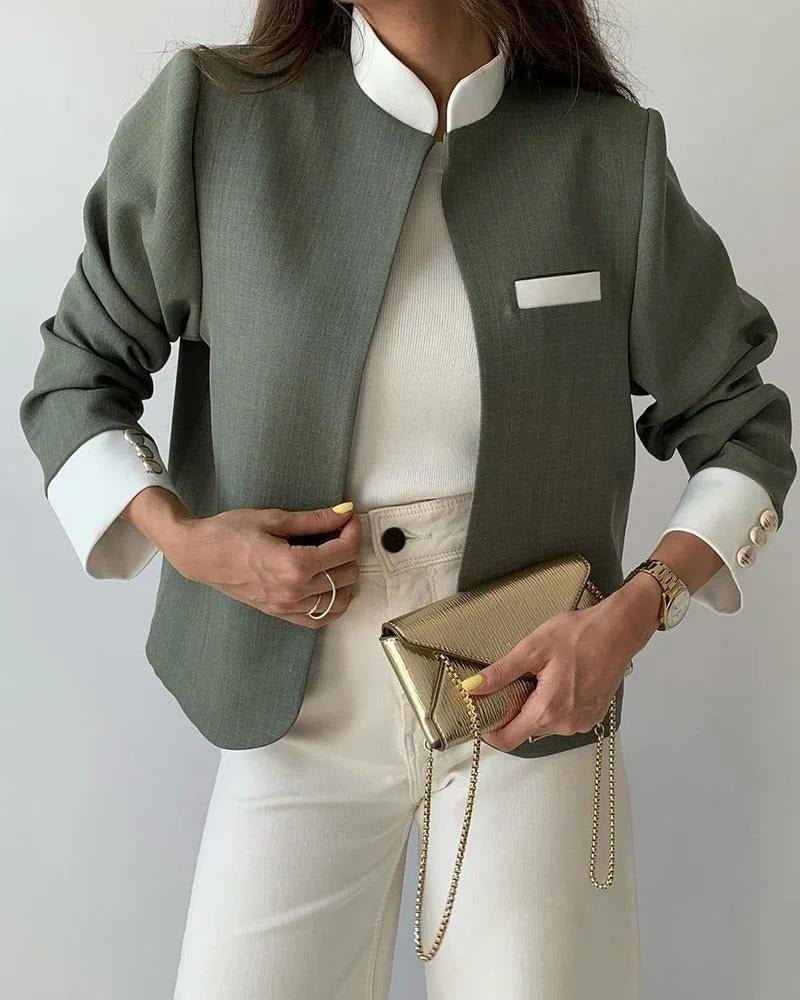 Nalisha - Elegante chaqueta blazer corta