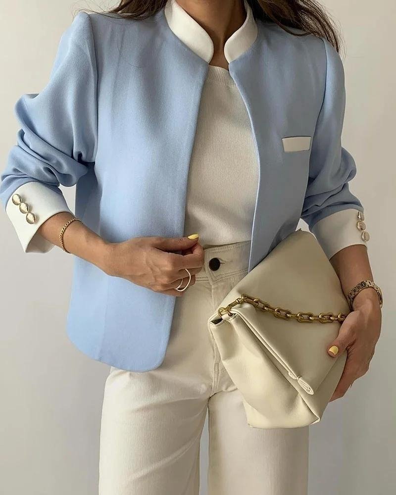 Nalisha - Elegante chaqueta blazer corta