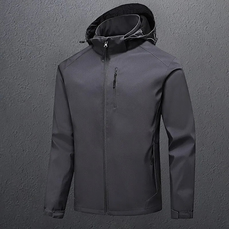 Cian - Chaqueta casual outdoor con capucha para hombre