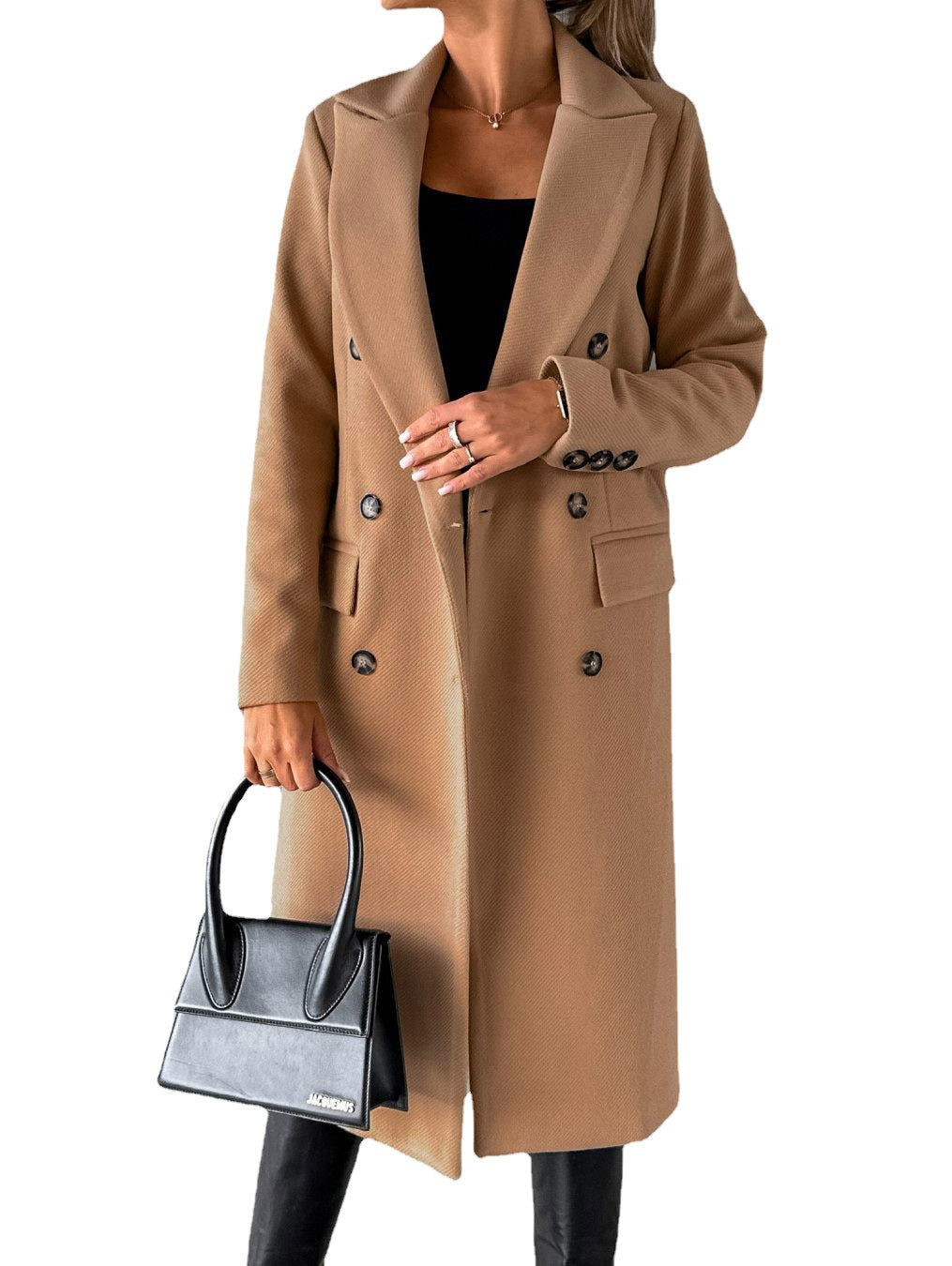 Felisa - Elegante gabardina larga y cálida
