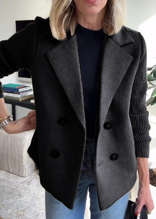 Jannine - Abrigo tipo blazer informal, elegante y versátil