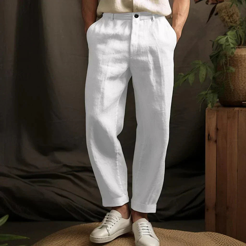 Christian - Pantalón recto informal y cómodo