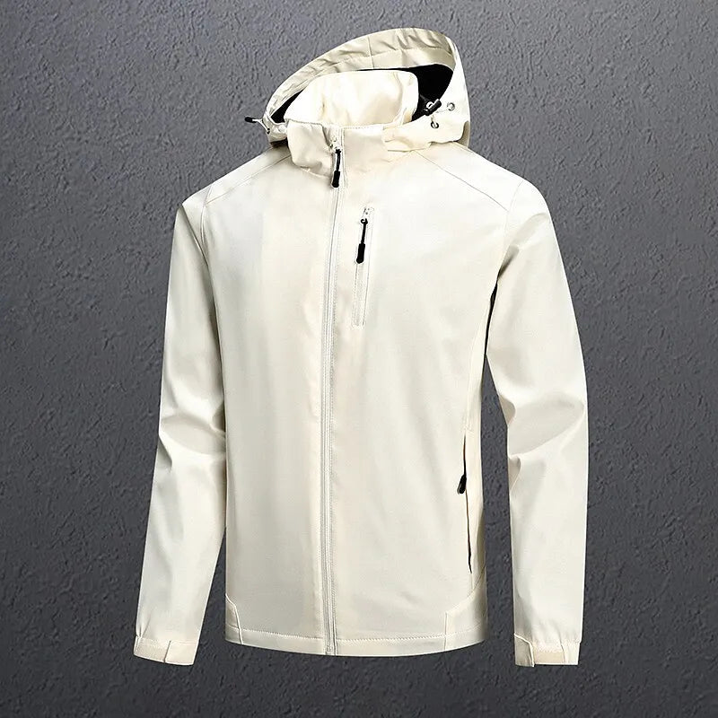 Cian - Chaqueta casual outdoor con capucha para hombre