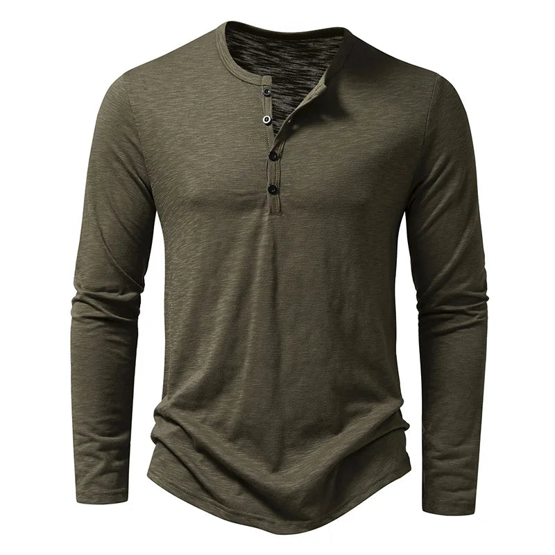 Gavino - Sudadera casual de manga larga para hombre
