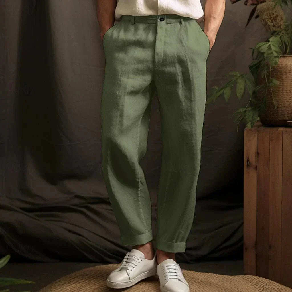 Christian - Pantalón recto informal y cómodo