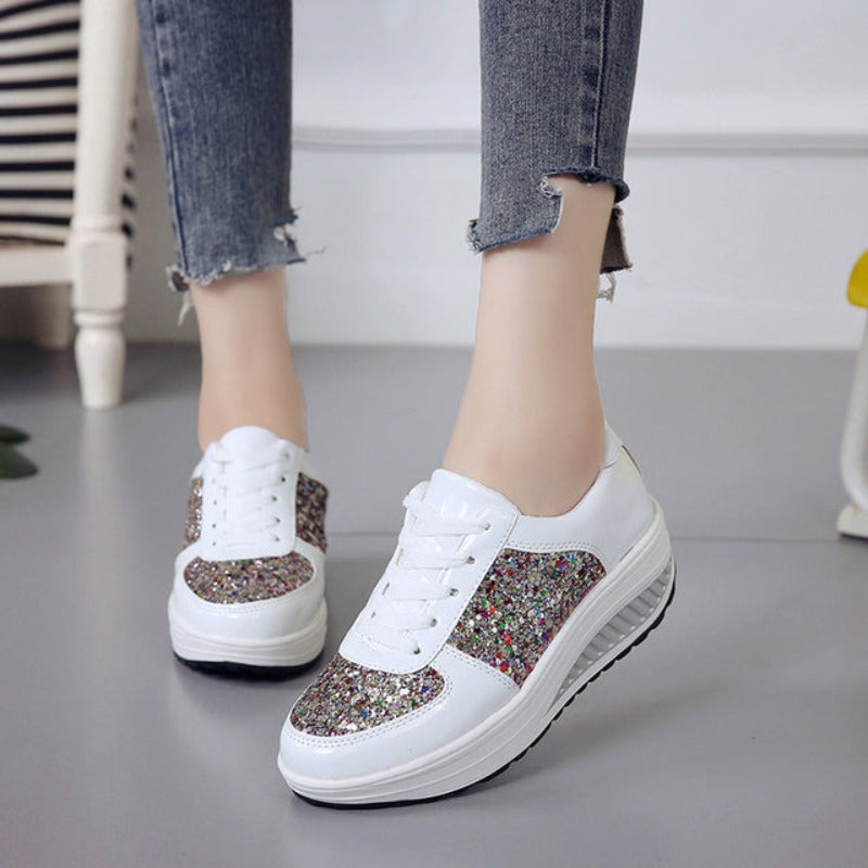 Bea - Zapatillas Deportivas París para Mujer con Plataforma
