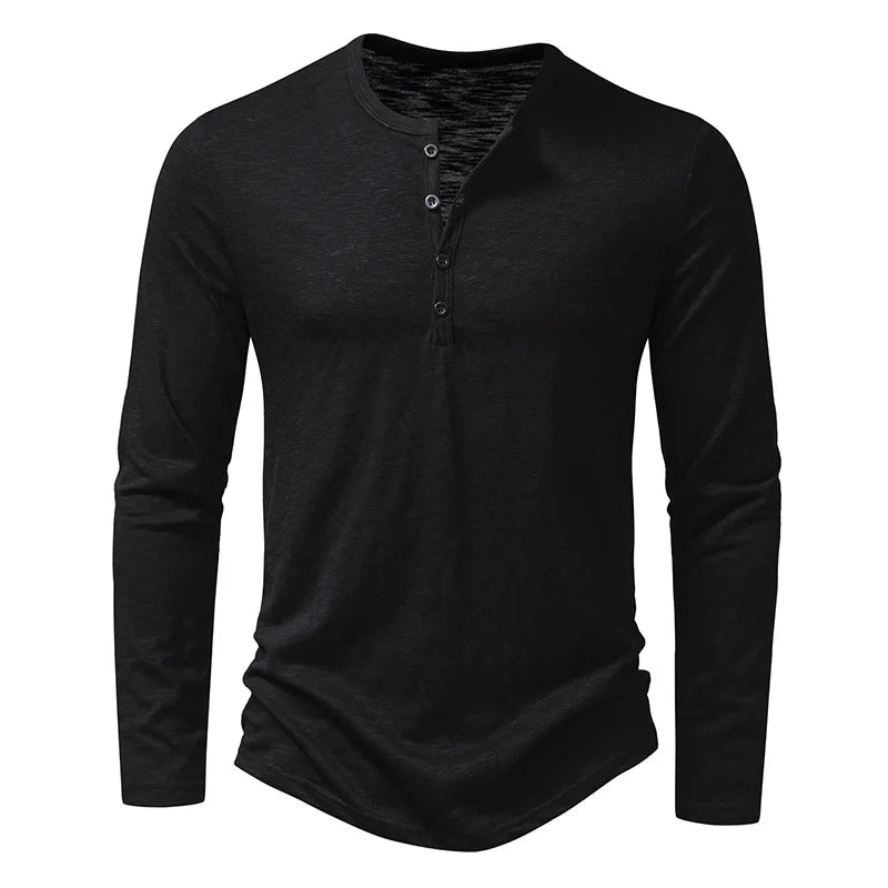 Gavino - Sudadera casual de manga larga para hombre