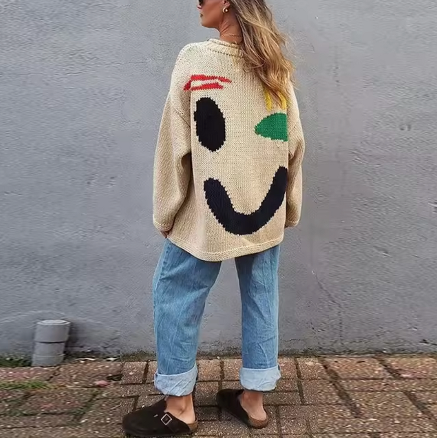 Vivi – Jersey oversize de punto de algodón