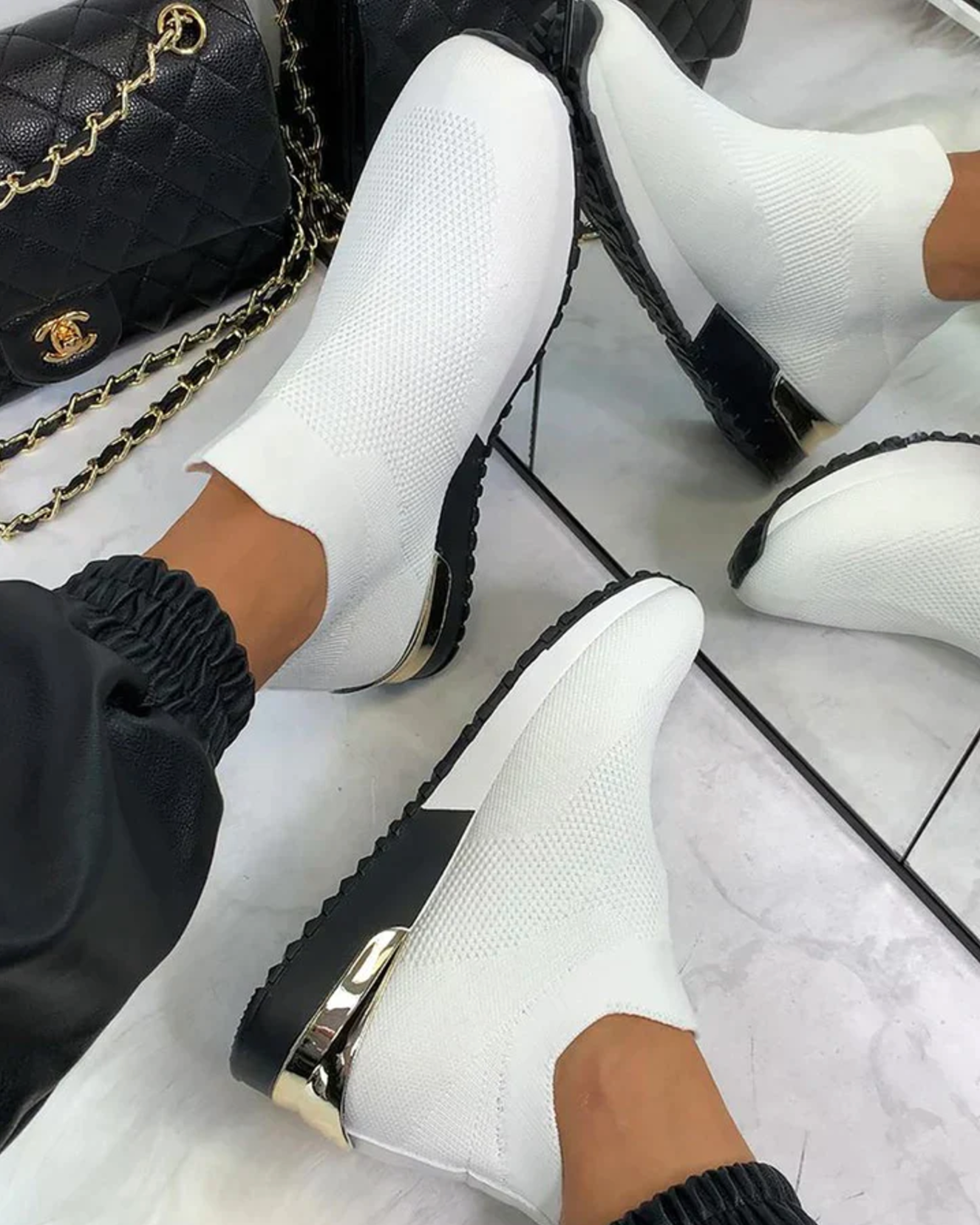 Bracken – Zapatos para correr de malla sin cordones