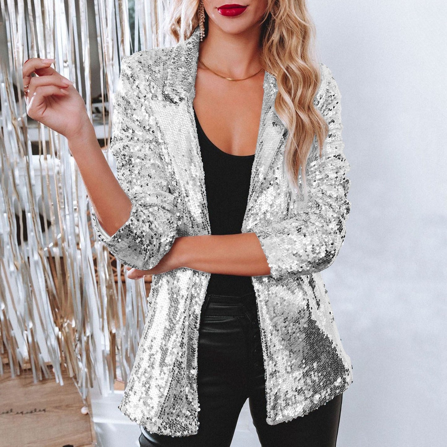 Florina - Elegante blazer de lentejuelas