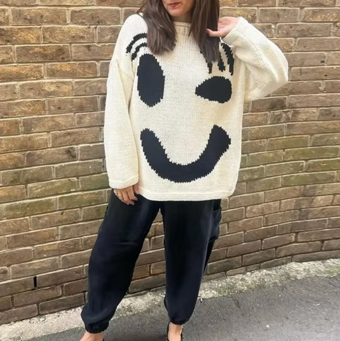 Vivi – Jersey oversize de punto de algodón